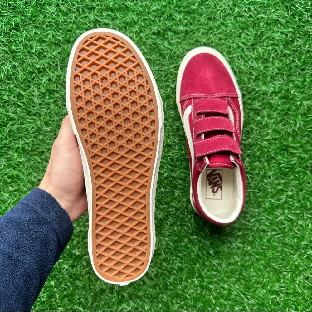 Vans Old Skool V Suede Canvas Rumba Red - Picture 10 of 10